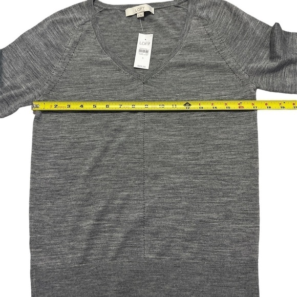 Loft v-neck light sweater S - Picture 4 of 6
